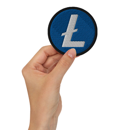 Litecoin - Embroidered patches