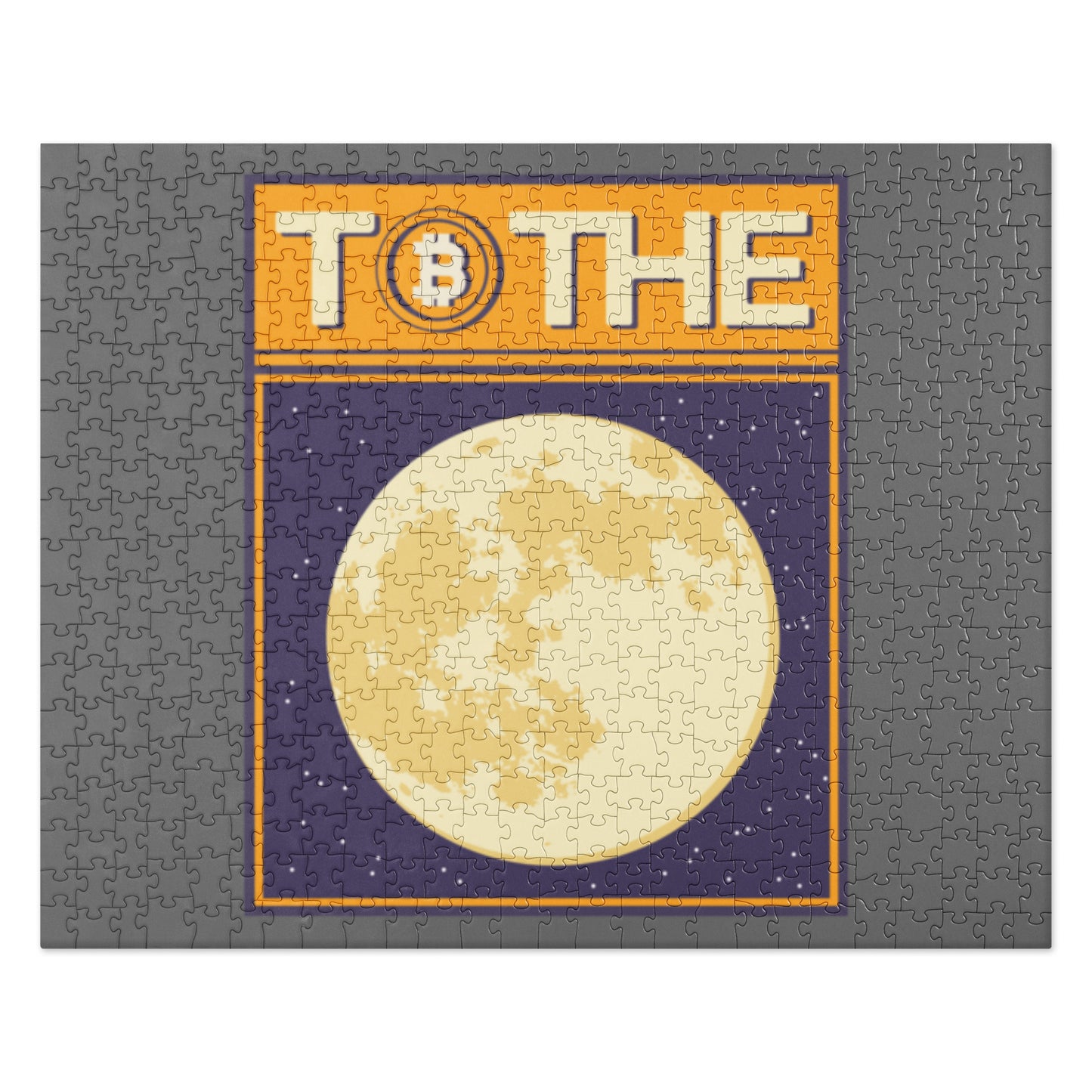 Bitcoin To The Moon - Jigsaw puzzle