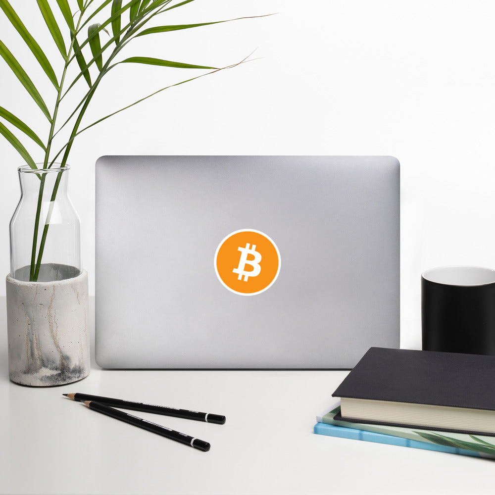 Bitcoin - Bubble-free stickers