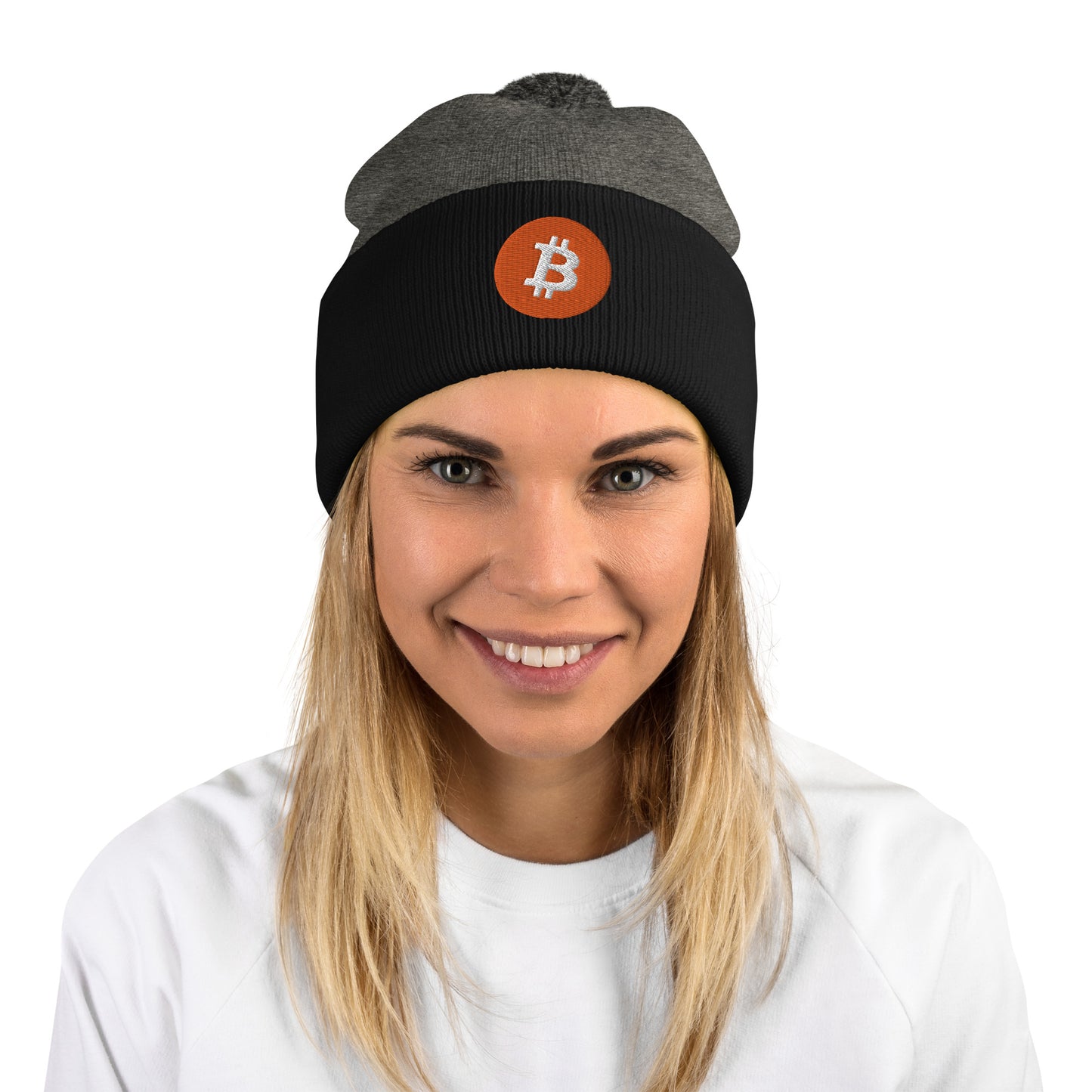 Bitcoin - Pom-Pom Beanie