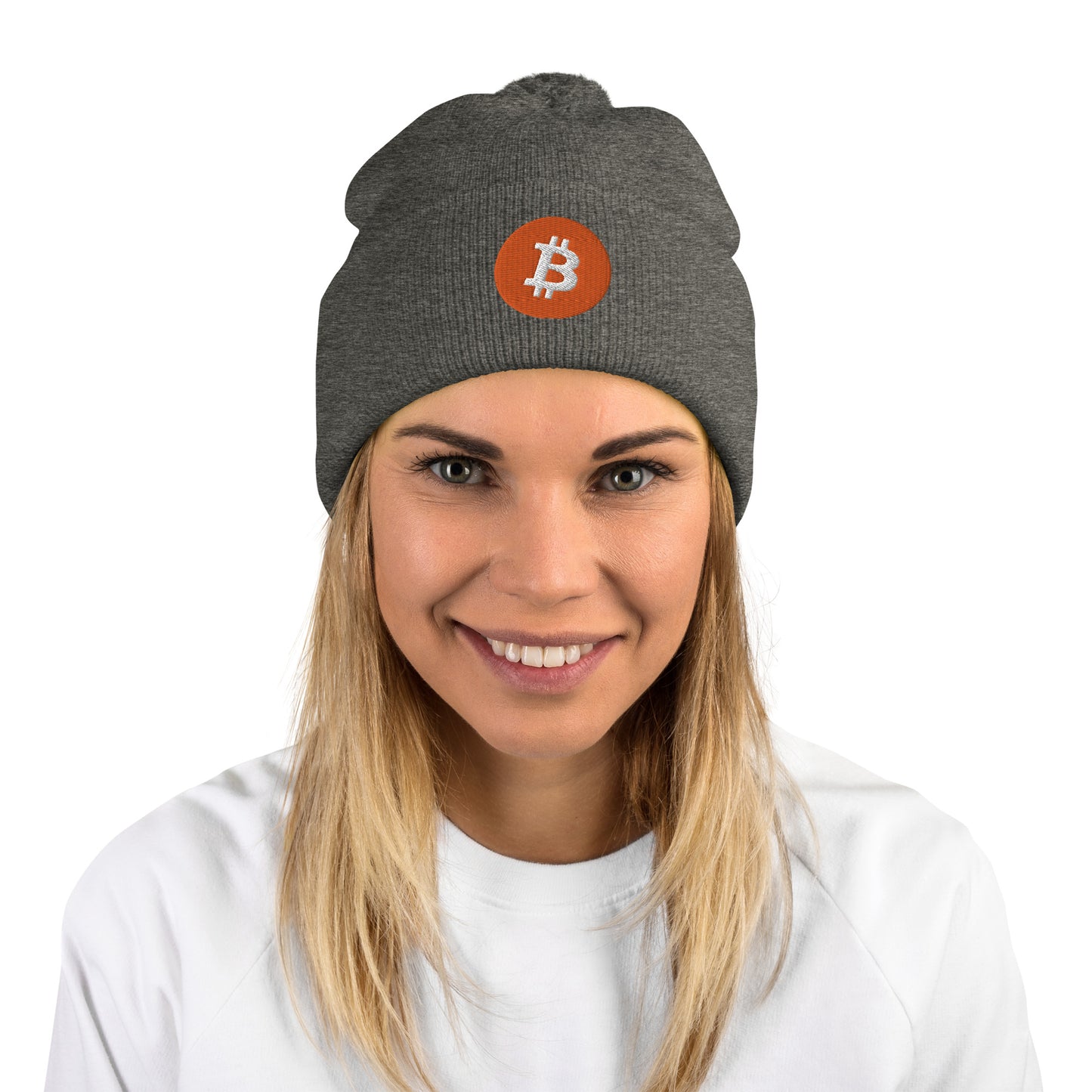 Bitcoin - Pom-Pom Beanie