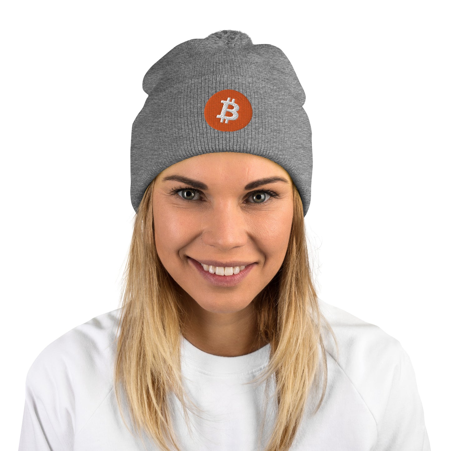 Bitcoin - Pom-Pom Beanie