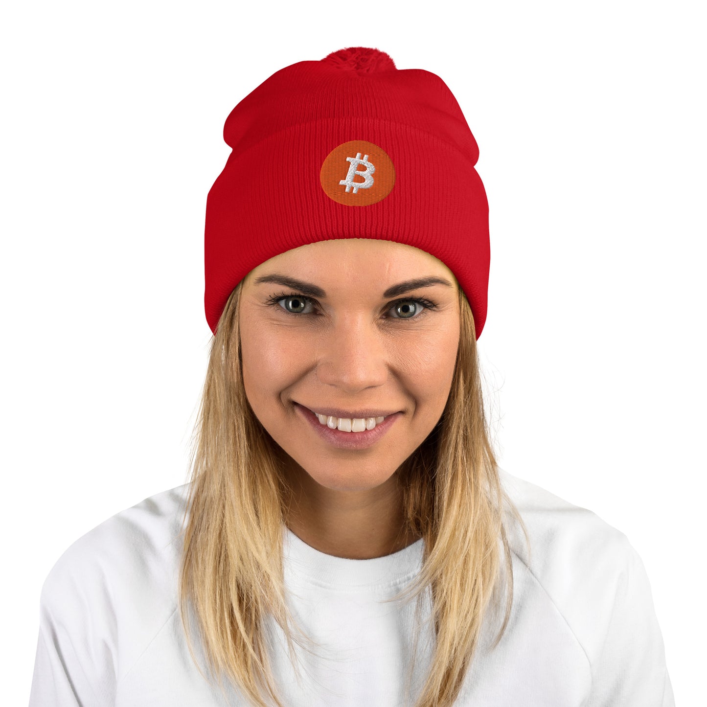 Bitcoin - Pom-Pom Beanie