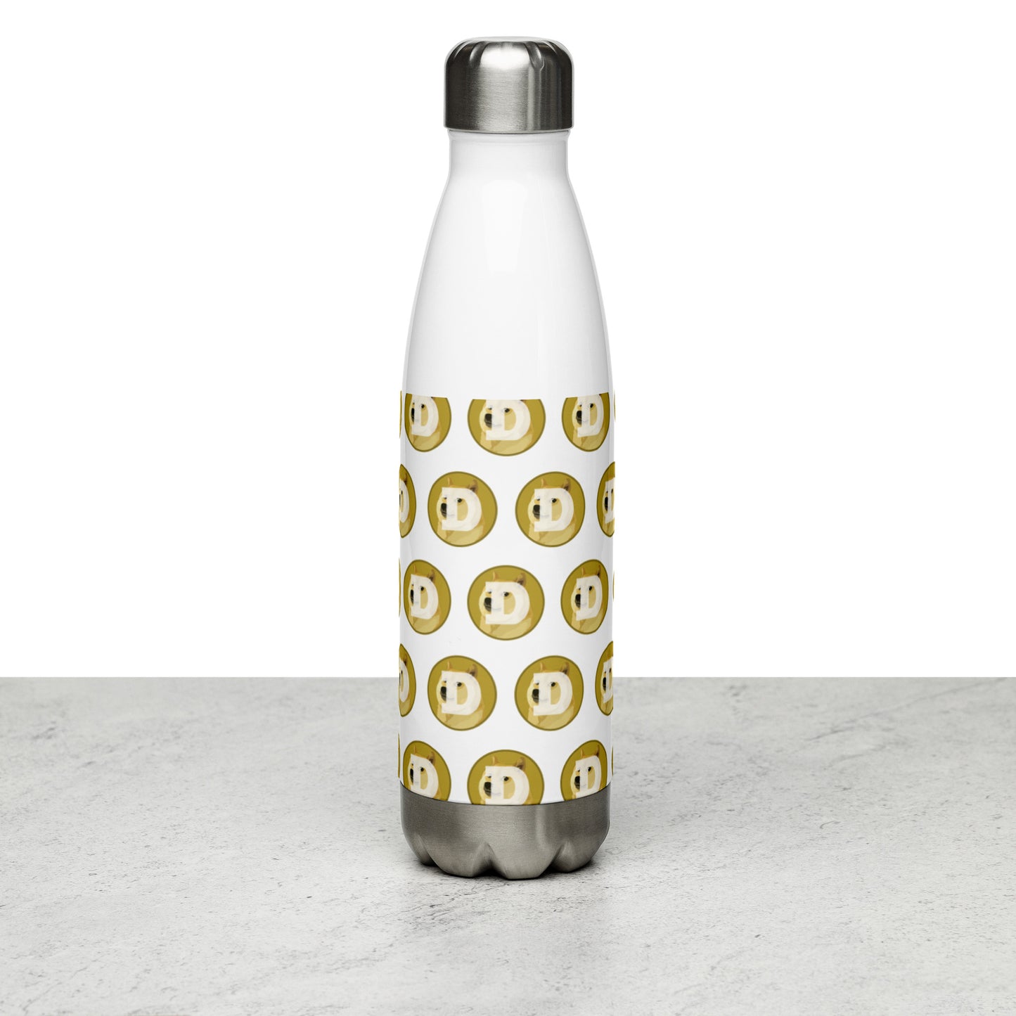 Dogecoin - Stainless Steel Water Bottle