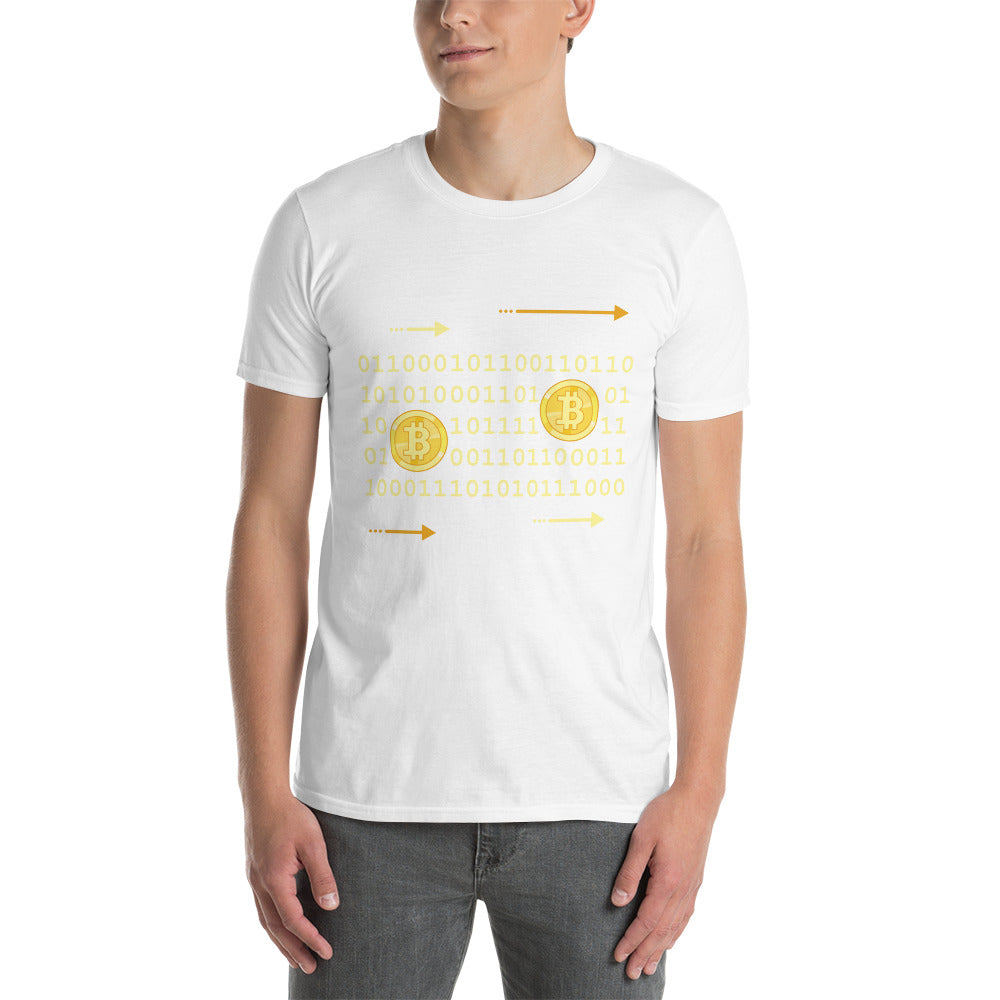 Bitcoin Binary Code - Short-Sleeve Unisex T-Shirt