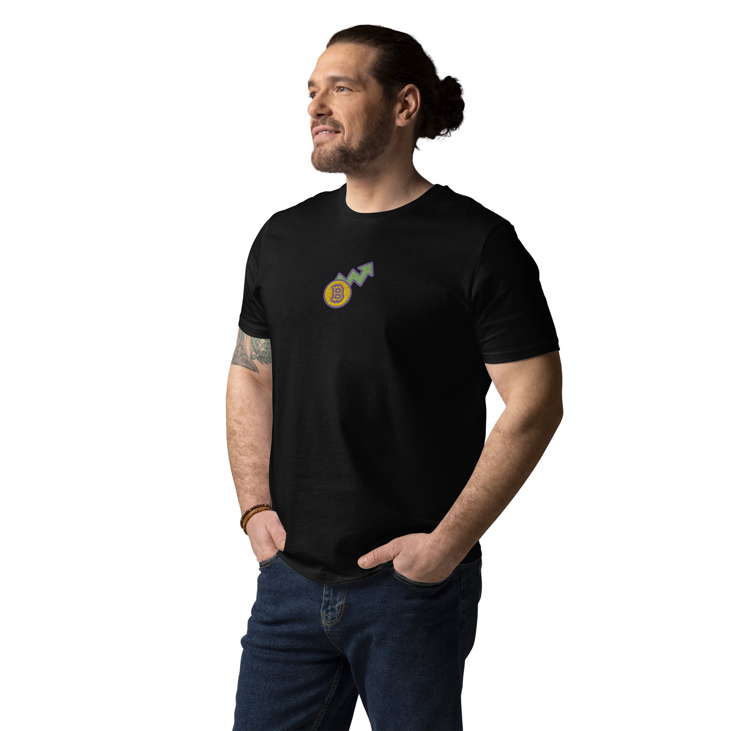 Bitcoin (UP) - Unisex organic cotton t-shirt