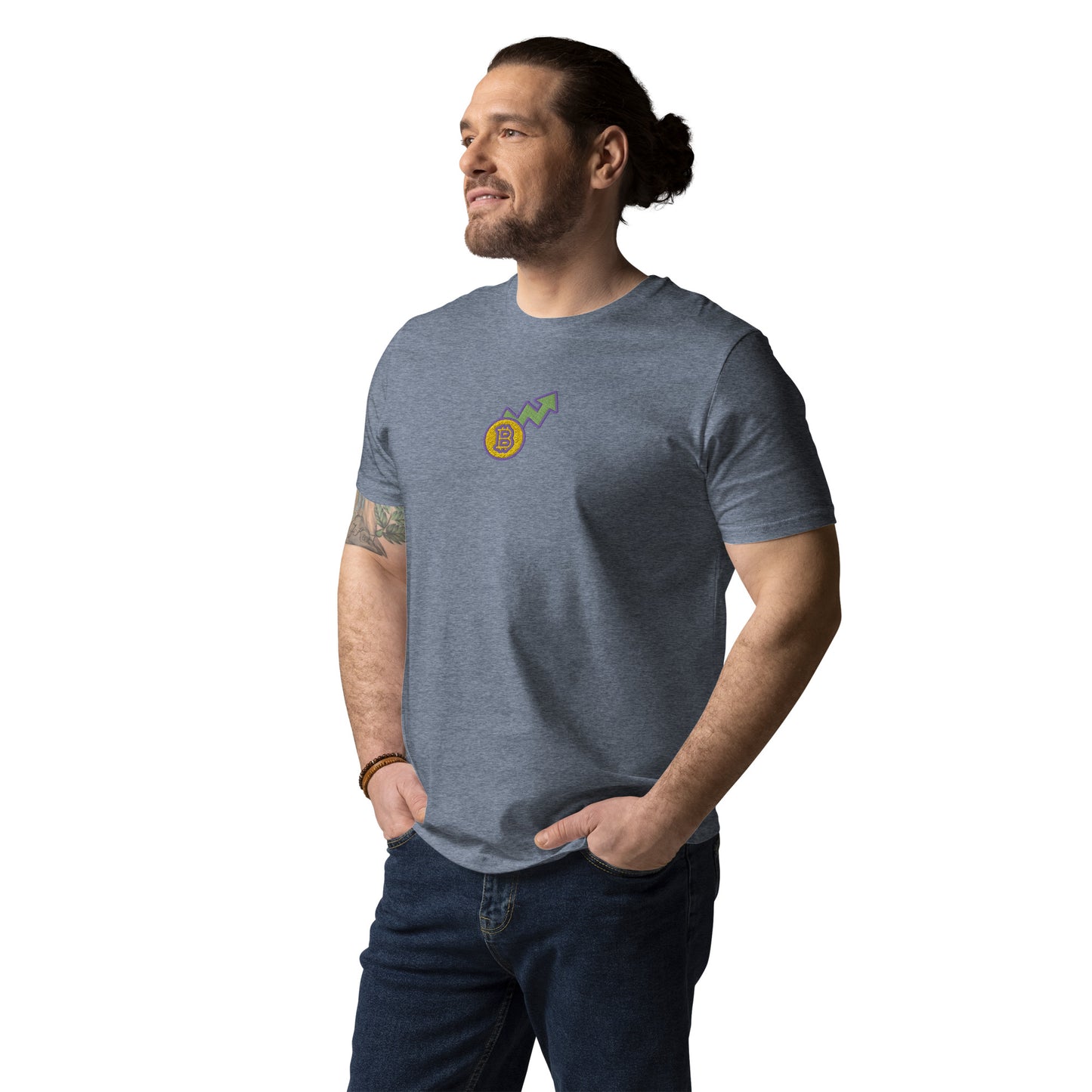 Bitcoin (UP) - Unisex organic cotton t-shirt