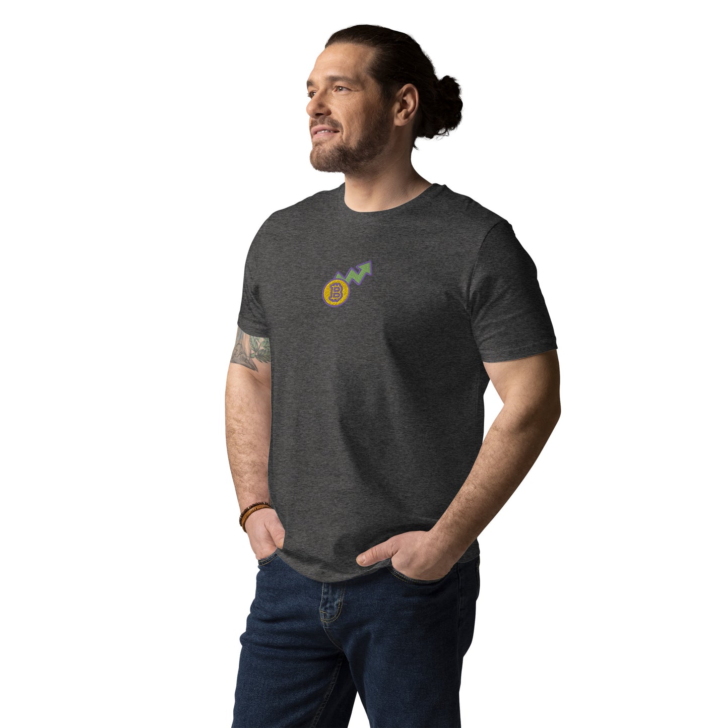 Bitcoin (UP) - Unisex organic cotton t-shirt