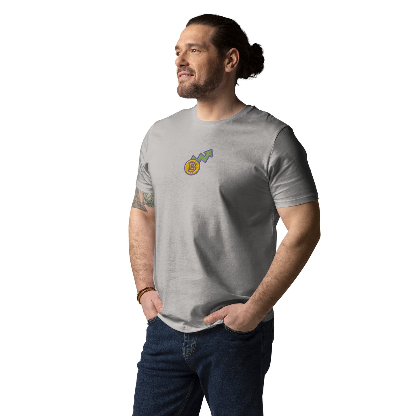 Bitcoin (UP) - Unisex organic cotton t-shirt