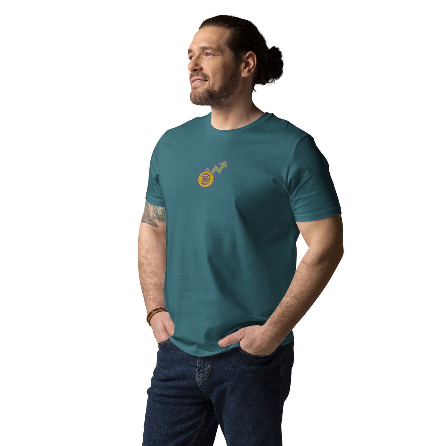 Bitcoin (UP) - Unisex organic cotton t-shirt