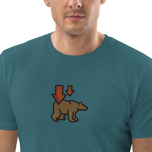 Bear Market (Down) - Unisex organic cotton t-shirt