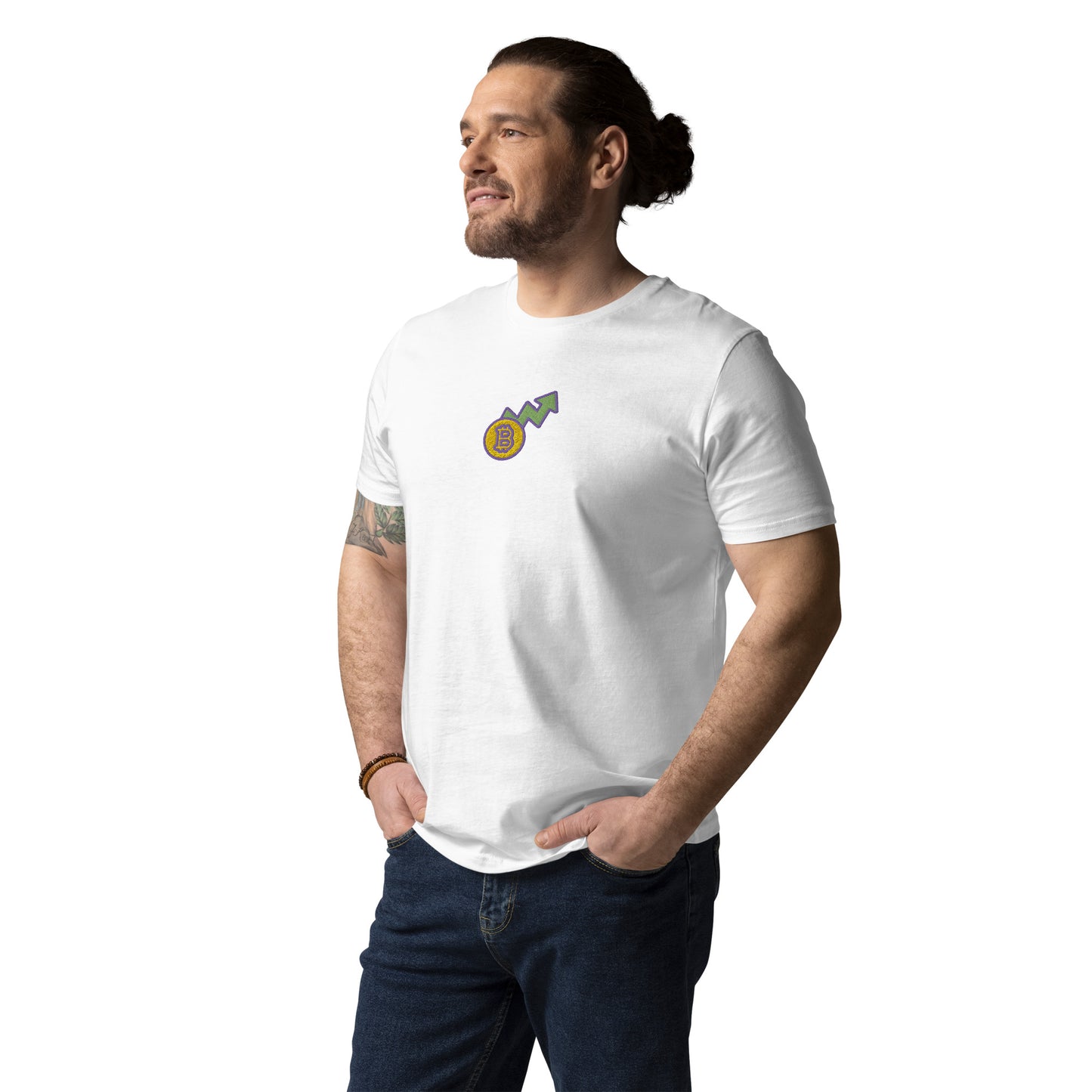 Bitcoin (UP) - Unisex organic cotton t-shirt