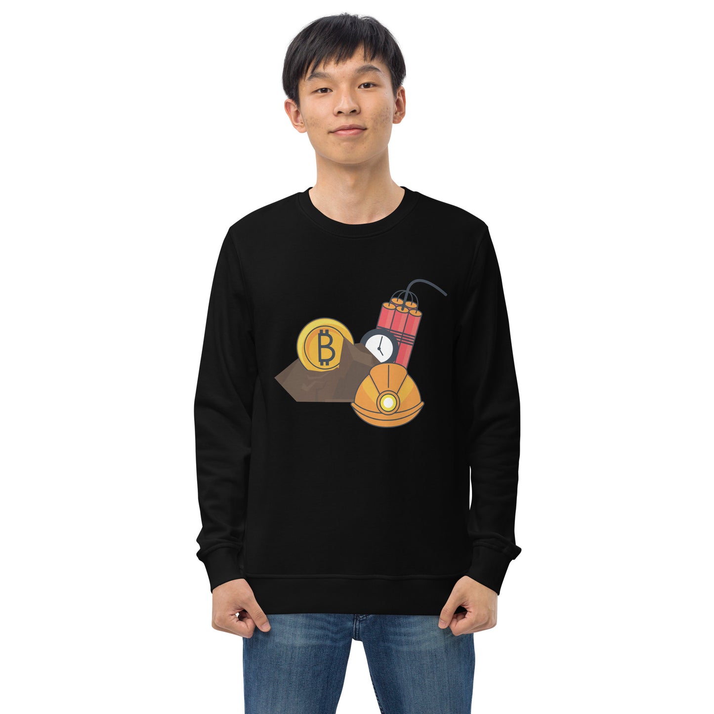 Bitcoin (Explode) - Unisex organic sweatshirt