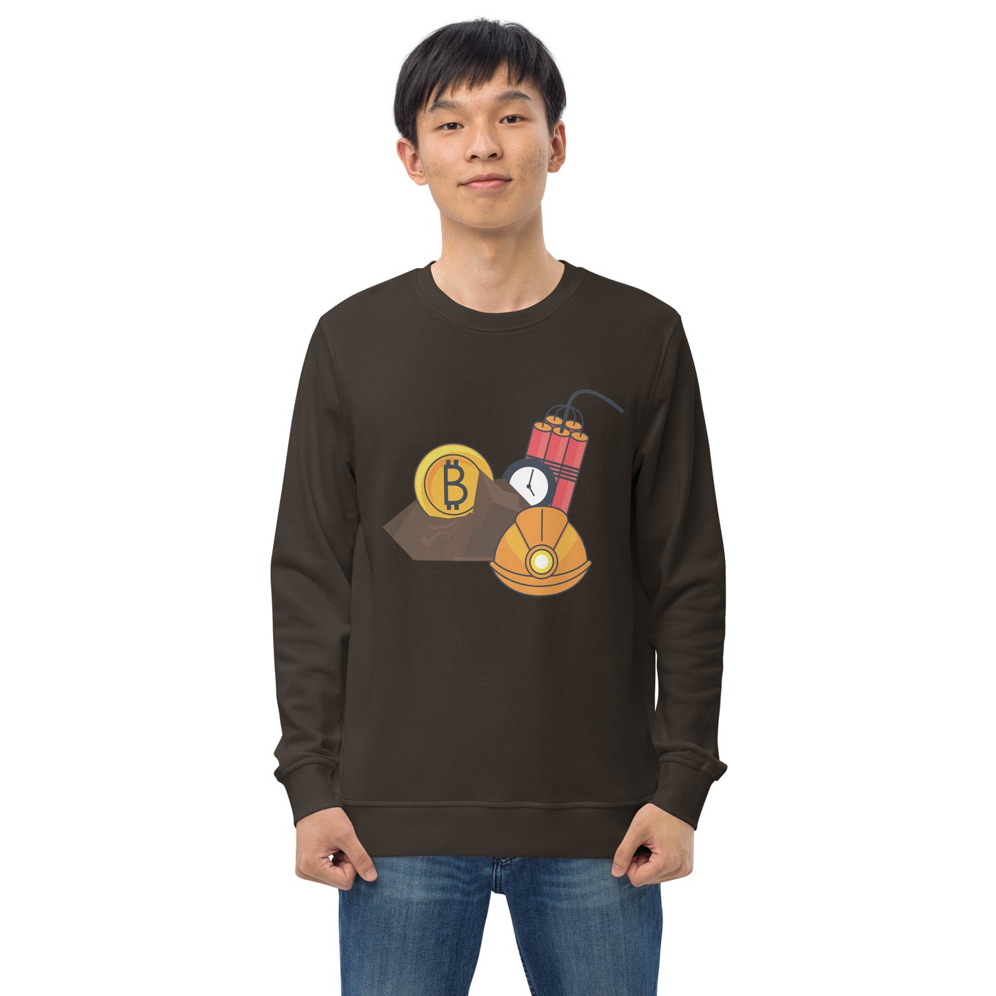 Bitcoin (Explode) - Unisex organic sweatshirt