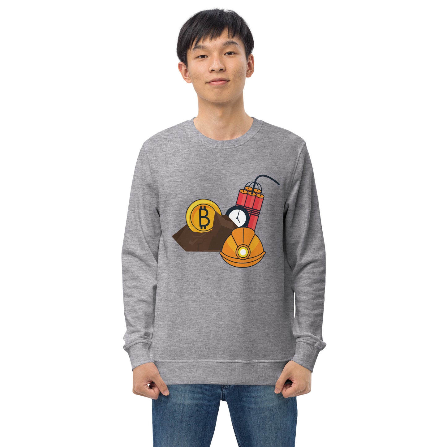 Bitcoin (Explode) - Unisex organic sweatshirt