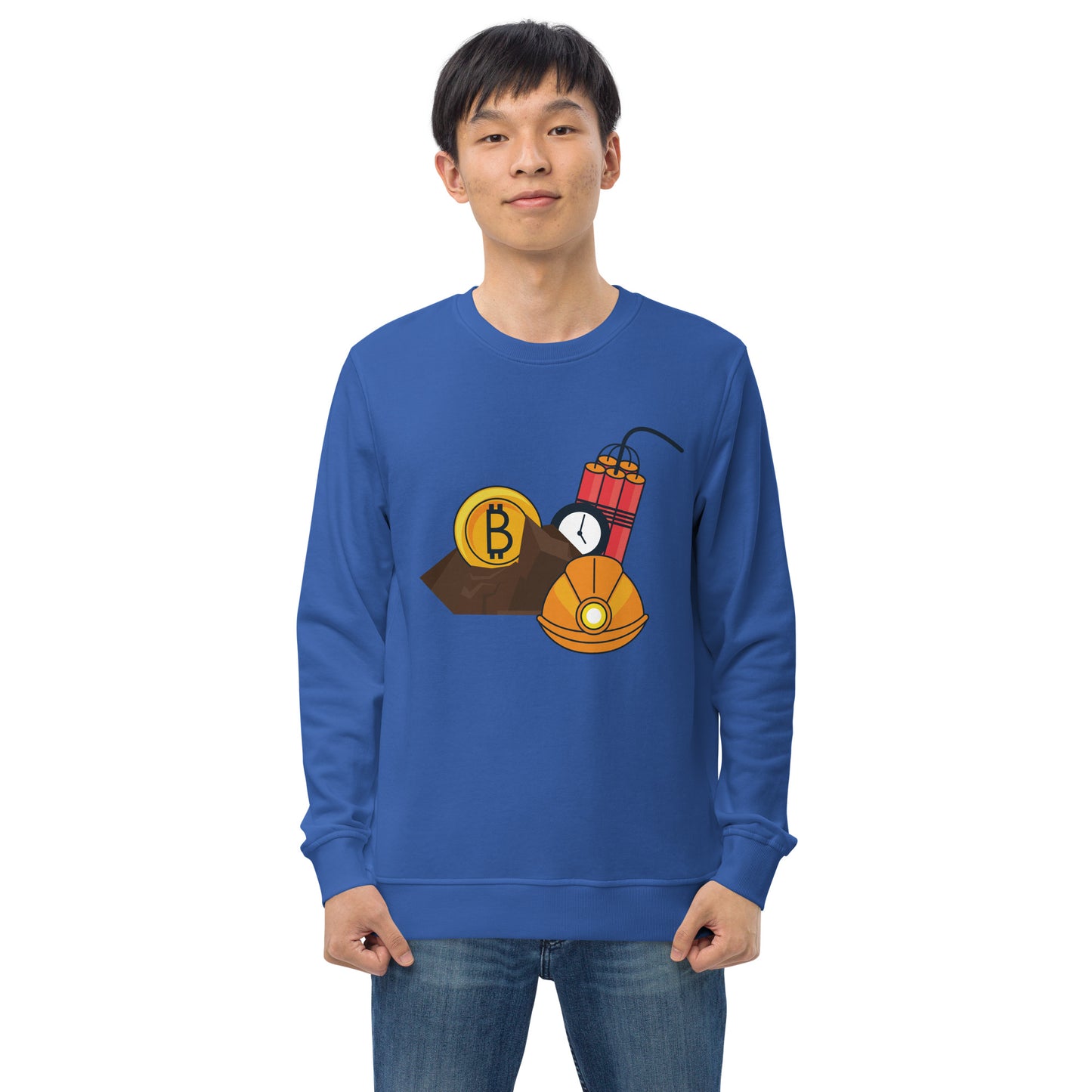 Bitcoin (Explode) - Unisex organic sweatshirt