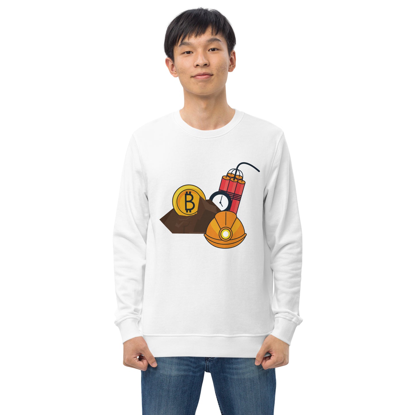 Bitcoin (Explode) - Unisex organic sweatshirt