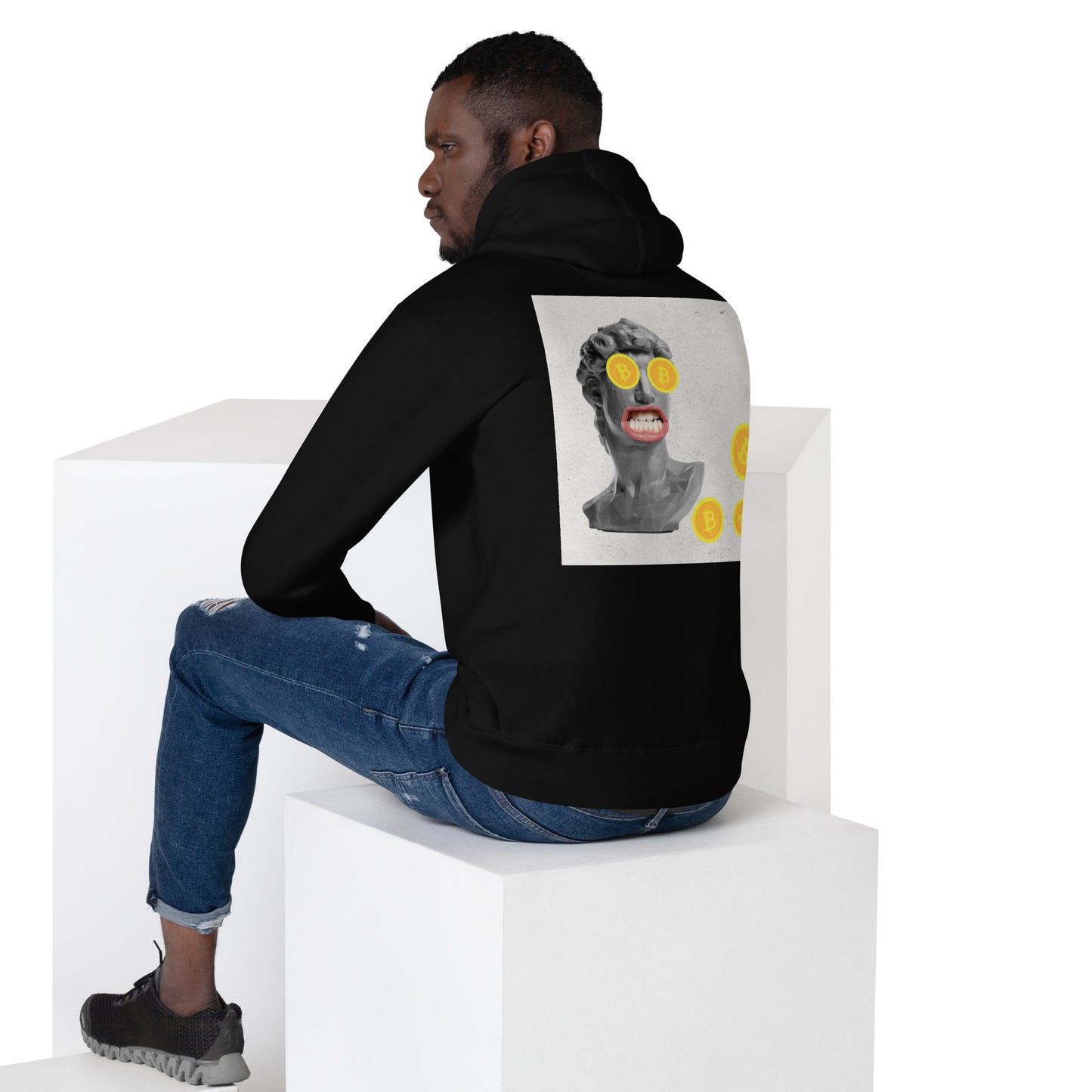 Bitcoin (Back Image) - Unisex Hoodie