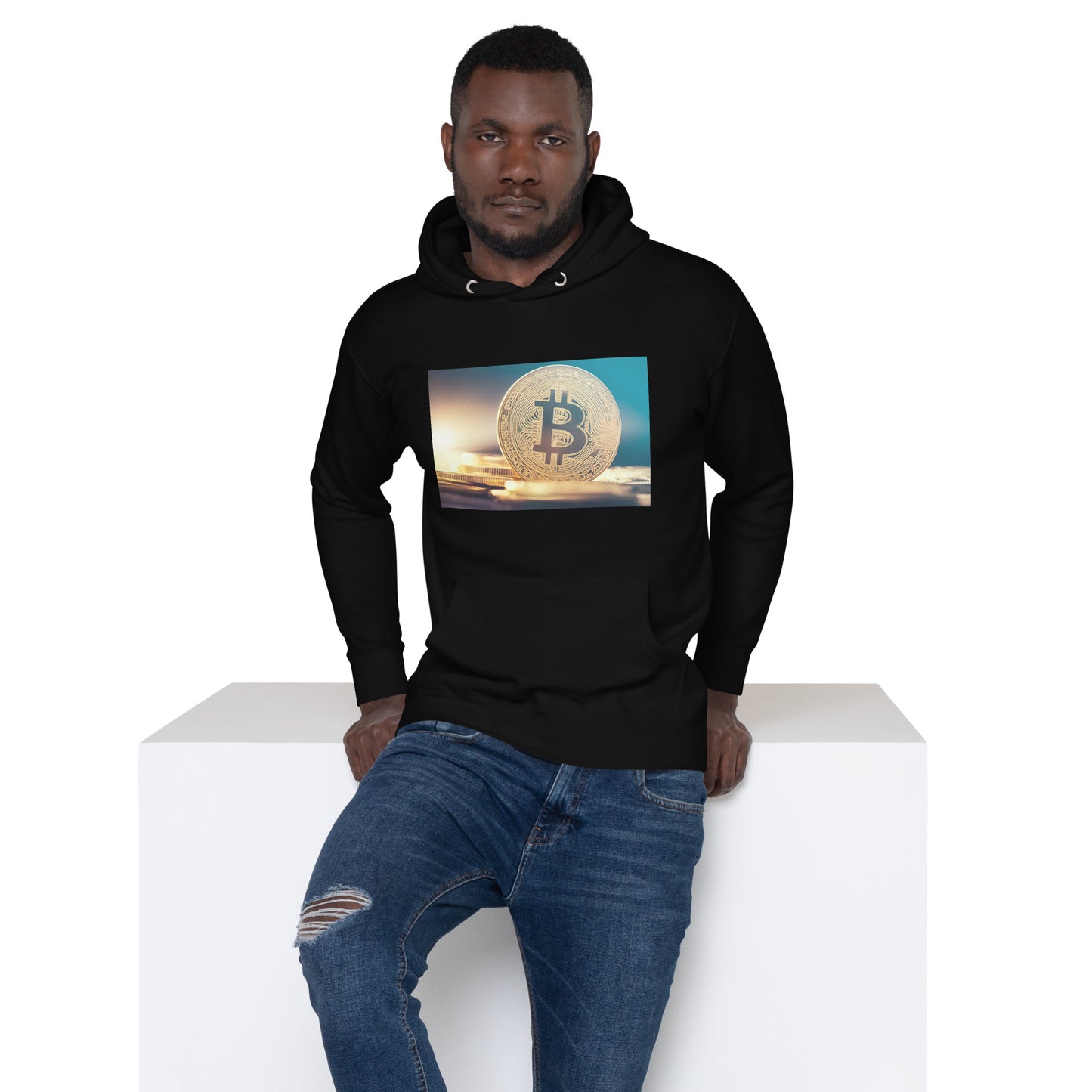 Bitcoin Coins (Image) - Unisex Hoodie