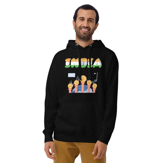 India Is Crypto World - Unisex Hoodie