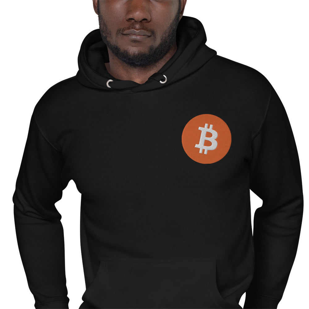 Bitcoin (Back Image) - Unisex Hoodie