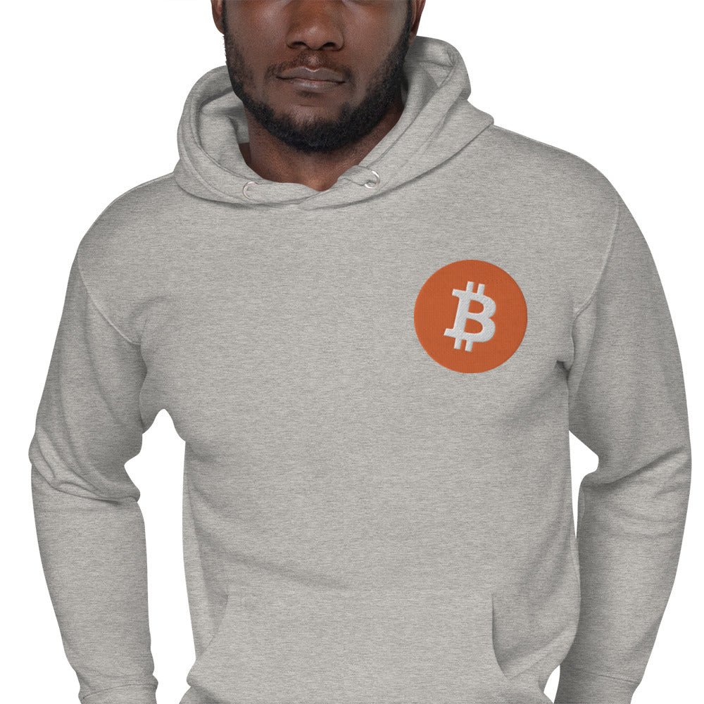 Bitcoin (Back Image) - Unisex Hoodie