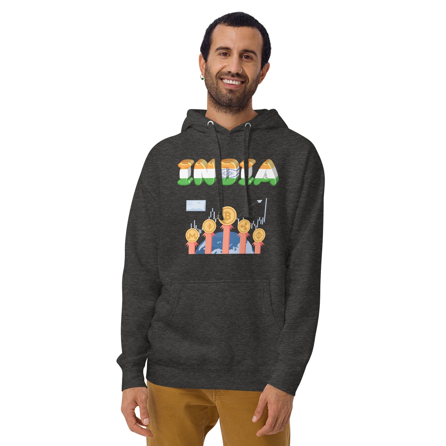 India Is Crypto World - Unisex Hoodie