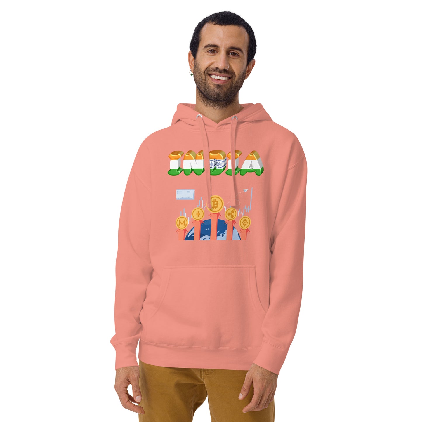 India Is Crypto World - Unisex Hoodie