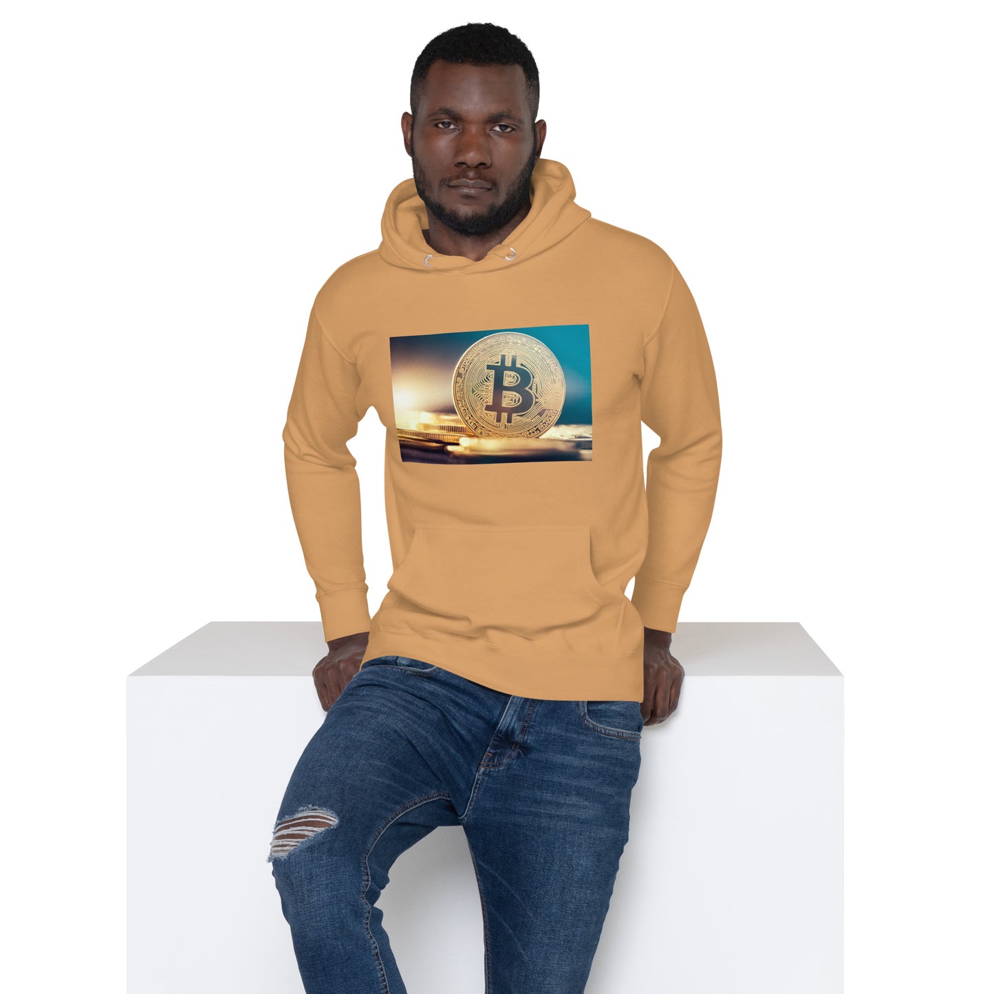 Bitcoin Coins (Image) - Unisex Hoodie