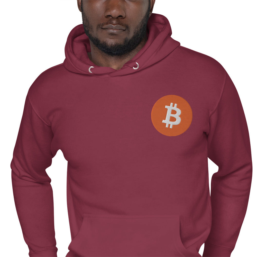 Bitcoin (Back Image) - Unisex Hoodie