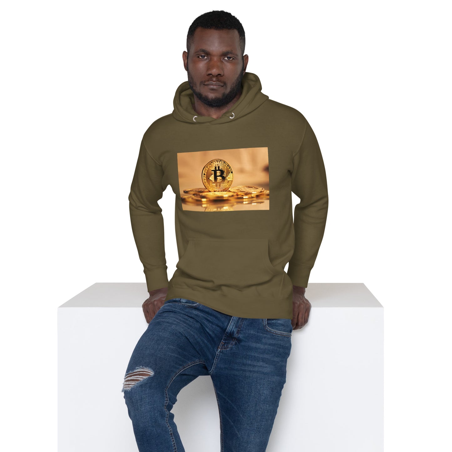 Bitcoin (Golden Image) - Unisex Hoodie