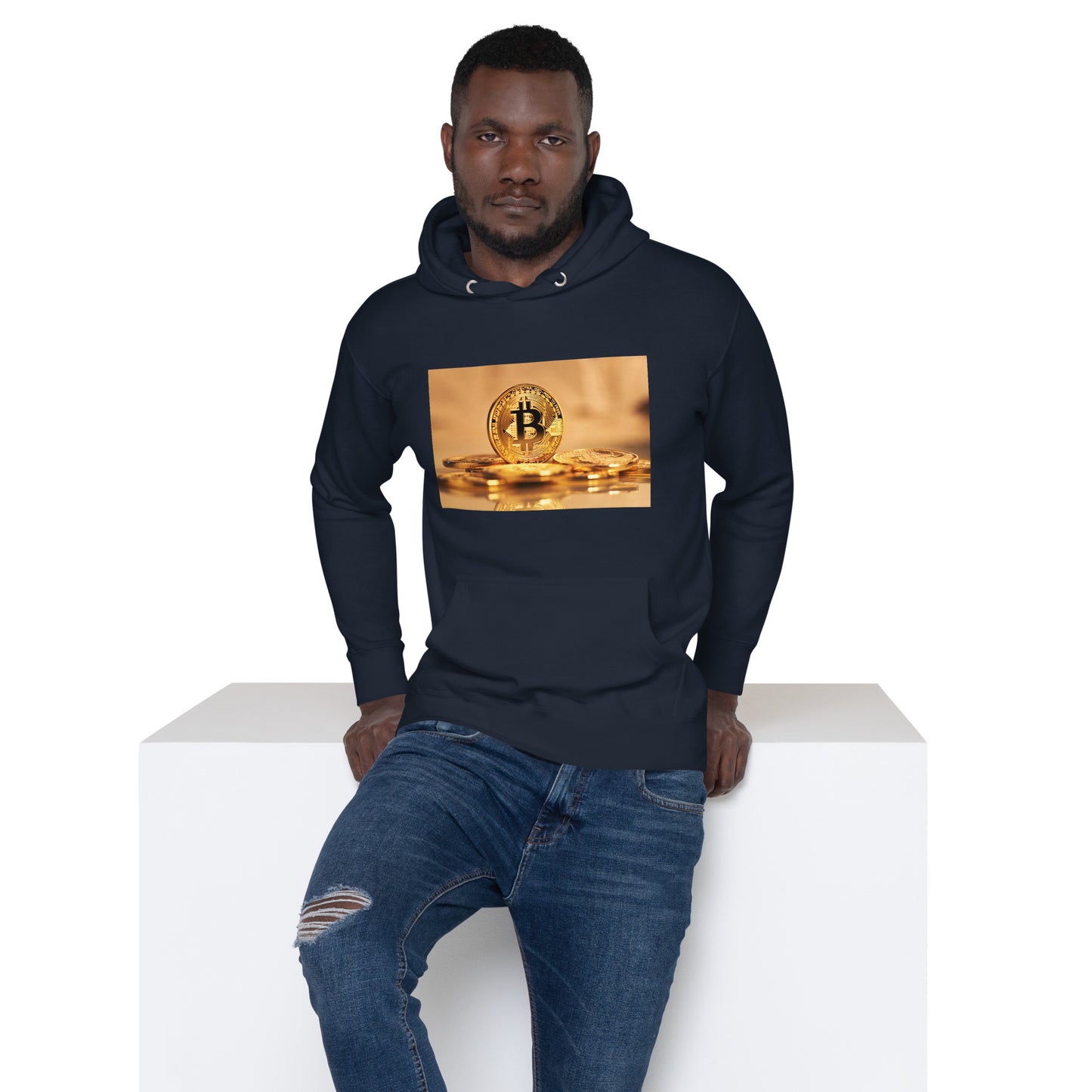 Bitcoin (Golden Image) - Unisex Hoodie