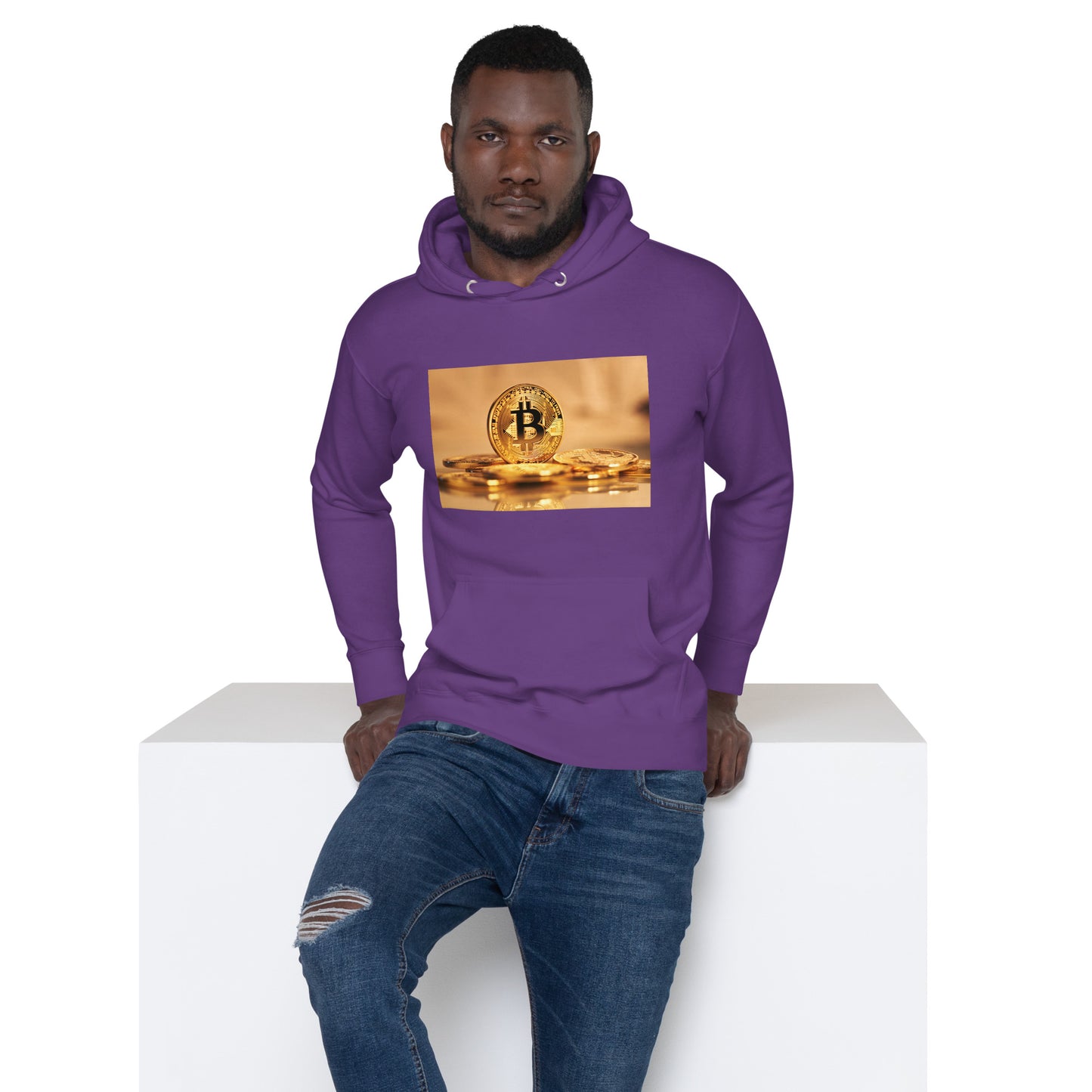 Bitcoin (Golden Image) - Unisex Hoodie