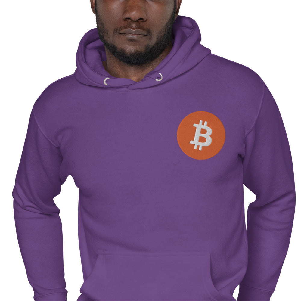 Bitcoin (Back Image) - Unisex Hoodie