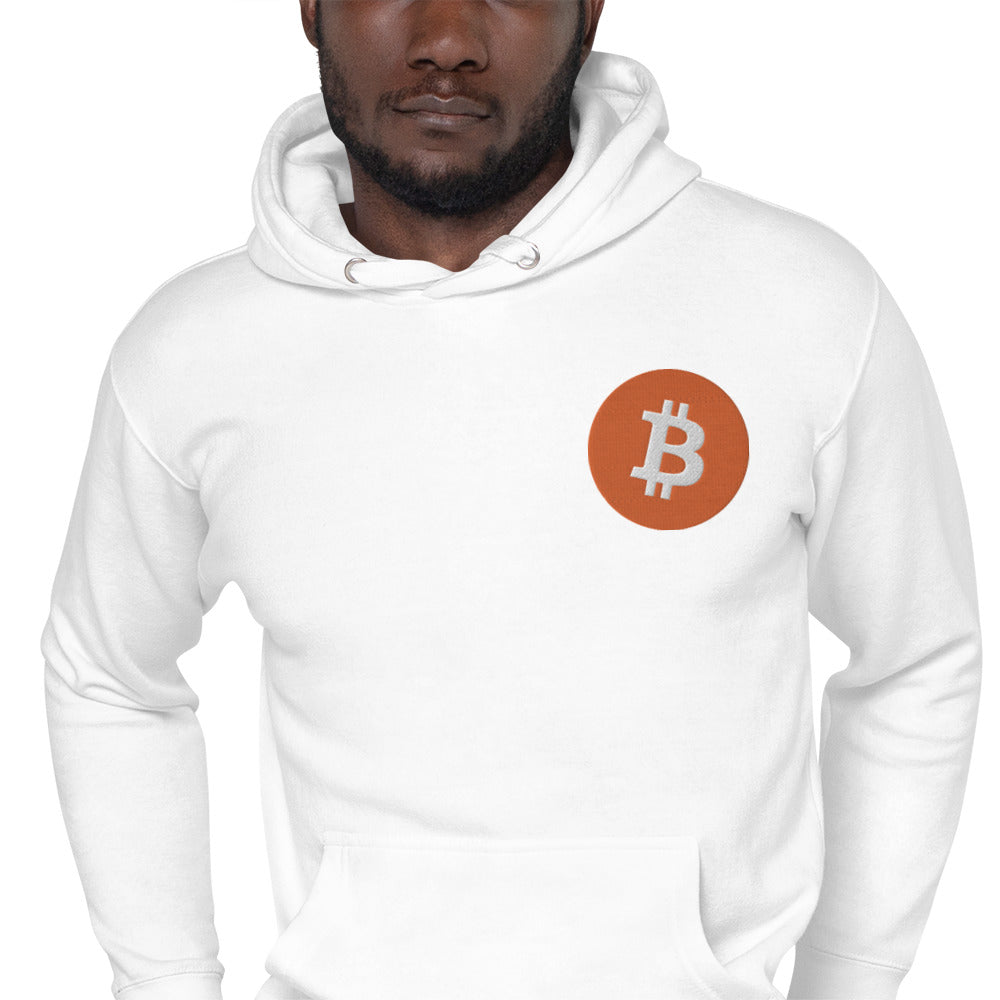 Bitcoin (Back Image) - Unisex Hoodie