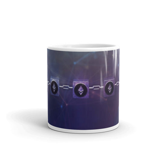 Ethereum - White glossy mug