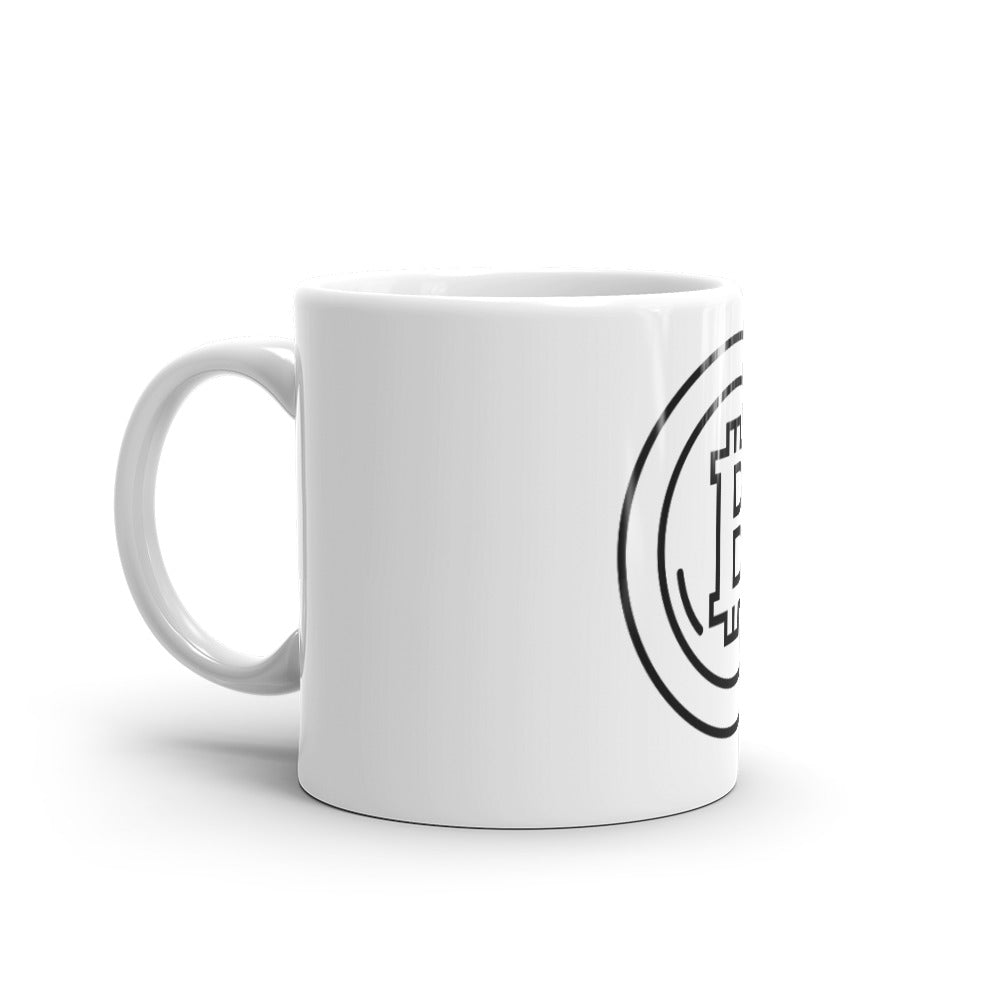 Bitcoin (Logo) - White glossy mug