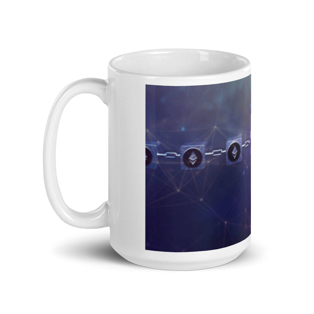 Ethereum - White glossy mug