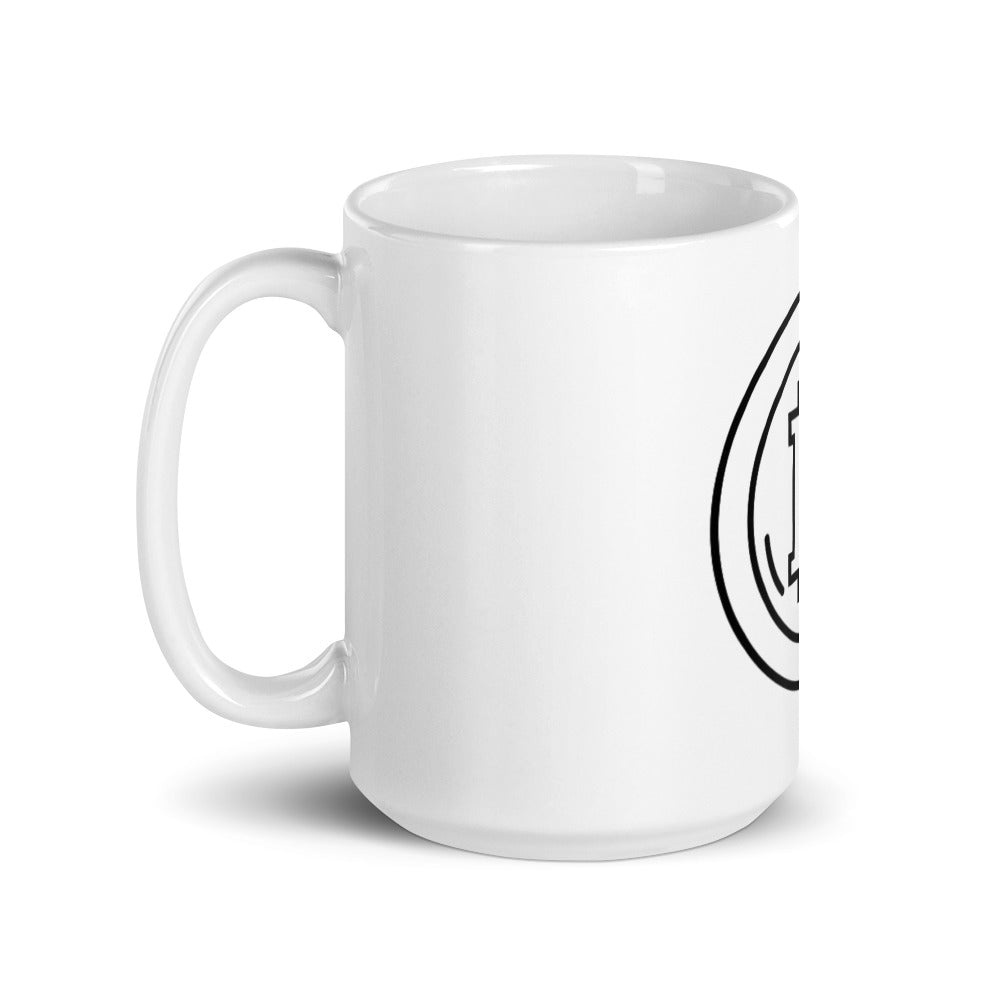 Bitcoin (Logo) - White glossy mug