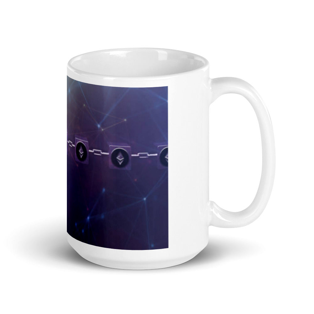 Ethereum - White glossy mug