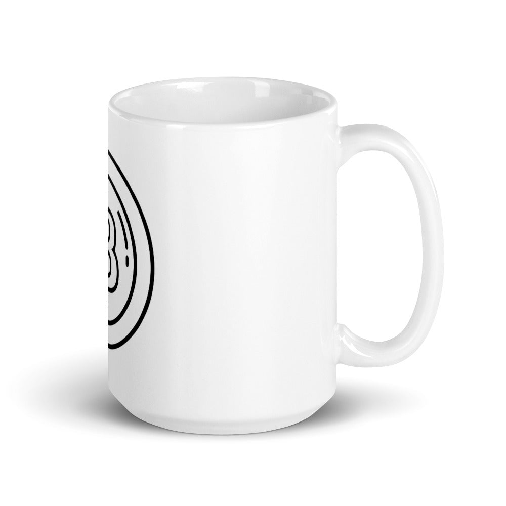 Bitcoin (Logo) - White glossy mug